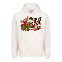 Pale Pink joy gnomes Premium Hoodie - FaDigitalArtStudio
