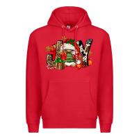 Red joy gnomes Premium Hoodie - FaDigitalArtStudio