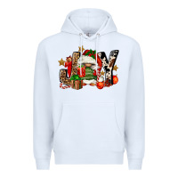 White joy gnomes Premium Hoodie - FaDigitalArtStudio