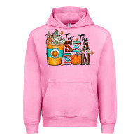 Fuchsia Pink tis the sea son Urban Hoodie - CowhideDigitalArt