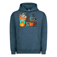 Pigment Midnight Navy tis the sea son Urban Hoodie - CowhideDigitalArt