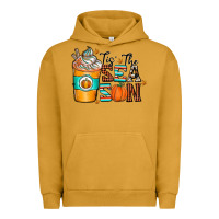 Pigment Peanut Butter tis the sea son Urban Hoodie - CowhideDigitalArt