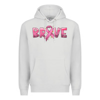 Dove Grey brave with ribbon Premium Hoodie - HRA Design Shop