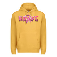 Mustard brave with ribbon Premium Hoodie - HRA Design Shop