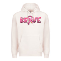 Pale Pink brave with ribbon Premium Hoodie - HRA Design Shop