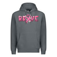 Rock brave with ribbon Premium Hoodie - HRA Design Shop