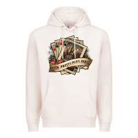 Pale Pink look pretty play dirty Premium Hoodie - SublimationCraftShop