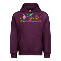 Mauve Wine lgbtq gnome  libbey glass Urban Hoodie - HRA Design Shop