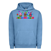 Pigment Pebble Blue lgbtq gnome  libbey glass Urban Hoodie - HRA Design Shop