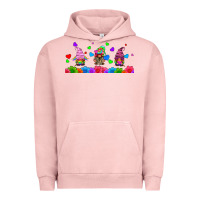 Pigment Salmon lgbtq gnome  libbey glass Urban Hoodie - HRA Design Shop