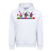 White lgbtq gnome  libbey glass Urban Hoodie - HRA Design Shop