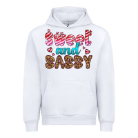 White sweet and sassy Urban Hoodie - HRA Design Shop
