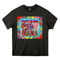 Asphalt Football Mama Heavy Core Tee - CowhideDigitalArt