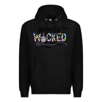 Black Perfectly Wicked Premium Hoodie - CowhideDigitalArt