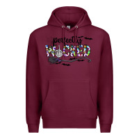 Burgundy Perfectly Wicked Premium Hoodie - CowhideDigitalArt