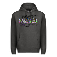 Charcoal Heather Perfectly Wicked Premium Hoodie - CowhideDigitalArt
