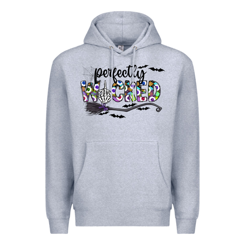Perfectly Wicked Premium Hoodie by CowhideDigitalArt | Teevron