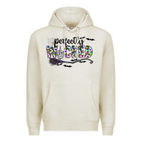 Oatmeal Heather Perfectly Wicked Premium Hoodie - CowhideDigitalArt