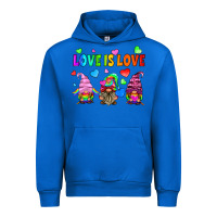 Cobalt lgbtq love is love gnomes Urban Hoodie - HRA Design Shop