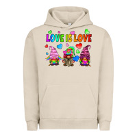 Pigment French Oak lgbtq love is love gnomes Urban Hoodie - HRA Design Shop