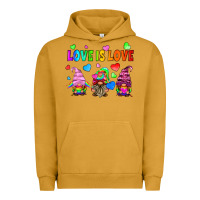 Pigment Peanut Butter lgbtq love is love gnomes Urban Hoodie - HRA Design Shop