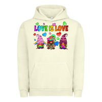 Pigment Pistachio lgbtq love is love gnomes Urban Hoodie - HRA Design Shop