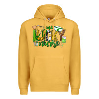 Mustard st patricks day one lucky nurse Premium Hoodie - Neo Western