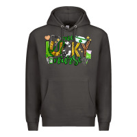 Smoke st patricks day one lucky nurse Premium Hoodie - Neo Western