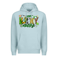 Blue Mist st patricks day one lucky nurse Premium Hoodie - Neo Western