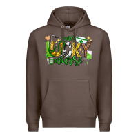 Coffee st patricks day one lucky nurse Premium Hoodie - Neo Western