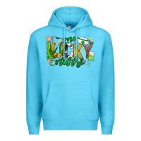 Ocean Blue st patricks day one lucky nurse Premium Hoodie - Neo Western