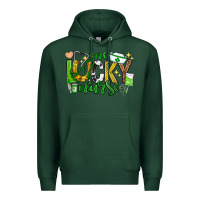 Sports Green st patricks day one lucky nurse Premium Hoodie - Neo Western