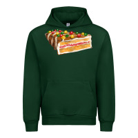 Forest Green chocolate christmas cake fa element Urban Hoodie - FaDigitalArtStudio