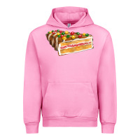Fuchsia Pink chocolate christmas cake fa element Urban Hoodie - FaDigitalArtStudio