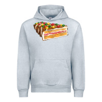 Heather Grey chocolate christmas cake fa element Urban Hoodie - FaDigitalArtStudio
