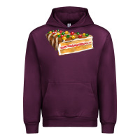 Mauve Wine chocolate christmas cake fa element Urban Hoodie - FaDigitalArtStudio
