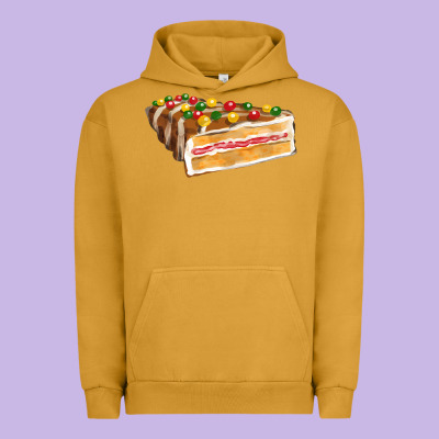 Chocolate Christmas Cake Fa Element Urban Hoodie Designed By Fadigitalartstudio