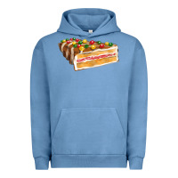 Pigment Pebble Blue chocolate christmas cake fa element Urban Hoodie - FaDigitalArtStudio