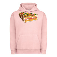 Pigment Salmon chocolate christmas cake fa element Urban Hoodie - FaDigitalArtStudio