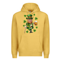 Antique Gold st patricks elf Premium Hoodie - Neo Western
