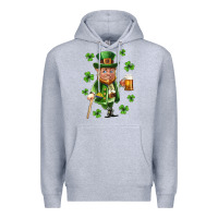 Heather Grey st patricks elf Premium Hoodie - Neo Western