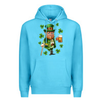 Ocean Blue st patricks elf Premium Hoodie - Neo Western