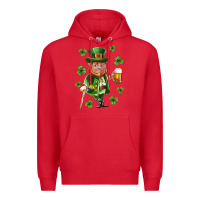 Red st patricks elf Premium Hoodie - Neo Western