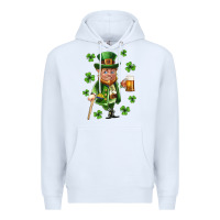 White st patricks elf Premium Hoodie - Neo Western