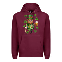 Burgundy st patricks elf Premium Hoodie - Neo Western