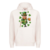 Pale Pink st patricks elf Premium Hoodie - Neo Western