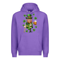 Purple st patricks elf Premium Hoodie - Neo Western