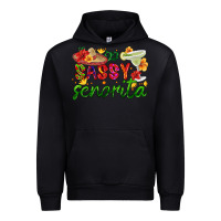 Black sassy senorita Urban Hoodie - HRA Design Shop