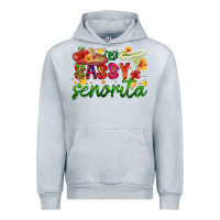 Heather Grey sassy senorita Urban Hoodie - HRA Design Shop