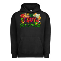 Pigment Black sassy senorita Urban Hoodie - HRA Design Shop